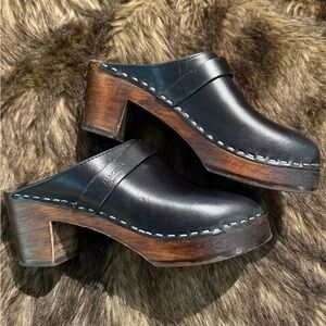 Maguba Stockholm Black Mid Clogs